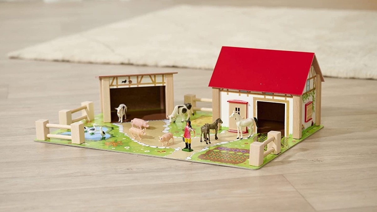 Der beste Holzbauernhof zum Spielen für Kinder im Test - © eichhorn